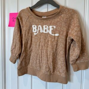 Colored organics crewneck